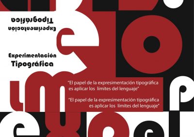 Experimentación tipográfica